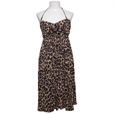 Halternek jurk (Bruin, Zwart) van Gina Tricot Viscose
