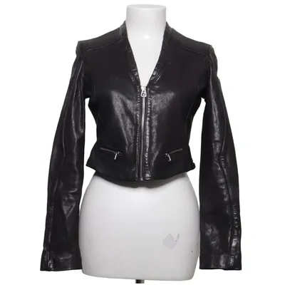 Veste en cuir (Noir) de Hunkydory Cuir, Polyester