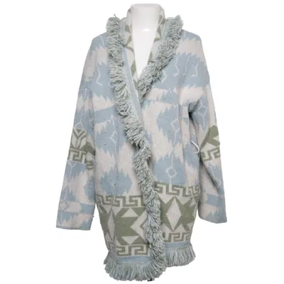 Kofta (Blå, Grön, Beige) från Rich & Royal Akryl, Polyester, Ull