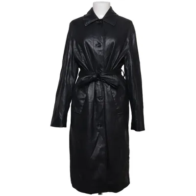 Coat (Black) from Bershka Polyester