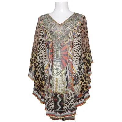 Kaftan (Brown, Multicolored) from Frime