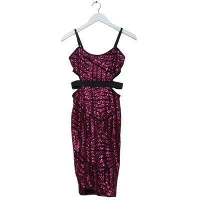 Robe de cocktail (Noir, Rose) de Lashes Polyester