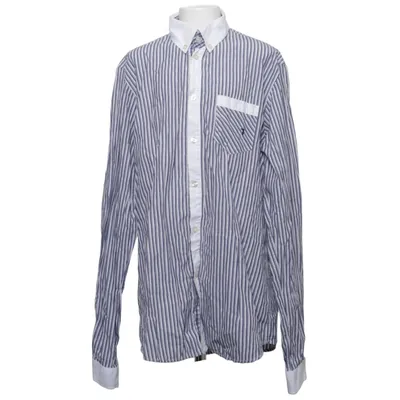 Shirt (Blauw, Wit) van Trussardi Katoen