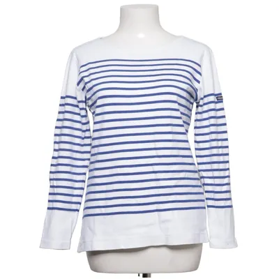 T-shirt à manches longues (Blanc, Bleu) de Armor Lux Coton