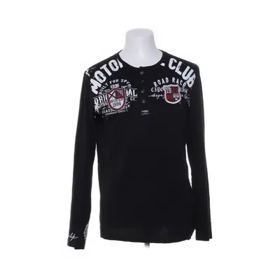 Långärmad t-shirt (Svart, Vit, Röd) från Cipo & Baxx Bomull, Elastan