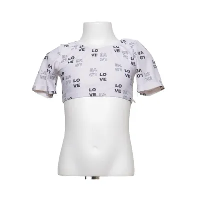 Crop top (Beige, Zwart) van The Brand Elastaan, Polyamide, Polyester