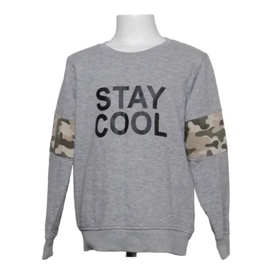 Sweatshirt (Grau, Mehrfarbig) von Luca & Lola Baumwolle, Polyester