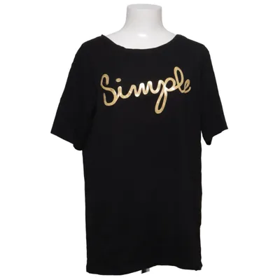 T-shirt (Svart) från Scarlett Bomull, Elastan