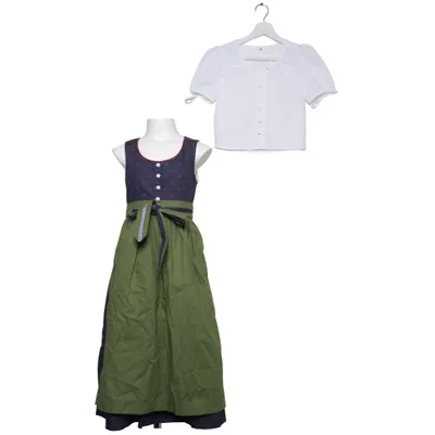 Dirndl (Blue, Green, White) from Bärwolf Cotton, Polyester
