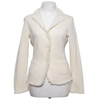 Kavaj (Beige) från Fabiana Filippi Kashmir, Merinoull, Silke