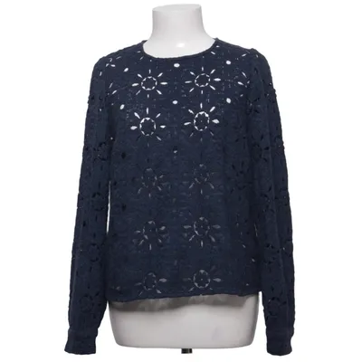 Blouse (Blauw) van Sézane Organisch katoen, Polyester, Viscose