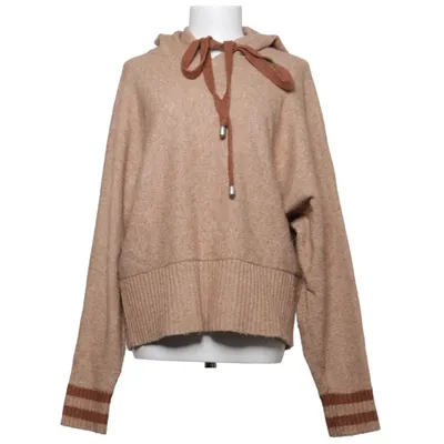 Sweat à capuche (Beige, Marron) de Pringle of Scotland x H&M Acrylique, Élasthane, Polyester, Laine