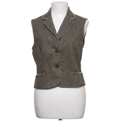 Denim vest (Brown) from Ted Nicol Cotton, Elastane, Polyester