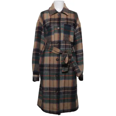 Coat (Beige, Blue, Multicolored) from Apricot Acrylic, Polyester, Wool