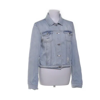 Denimjakke (Blå) fra Zara Basic Bomuld, Elastan