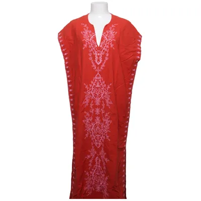 Kaftankjole (Rød, Pink) fra Indiska Bomuld, Polyester