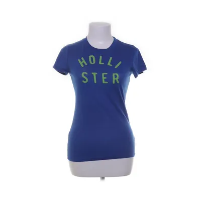 T-shirt (Blauw, Groen) van Hollister Katoen, Polyester