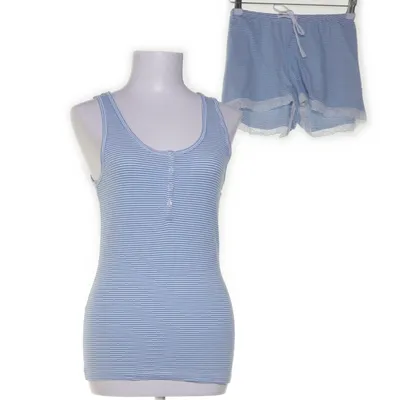 Pyjama (Blauw, Wit) van Twilfit Katoen, Elastaan