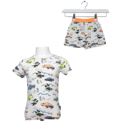 Pajamas (White, Multicolored) from Claesen's Cotton, Elastane