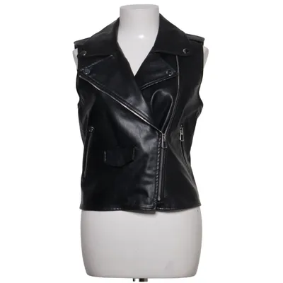 Bikerväst (Svart) från Kilky Polyester, Polyuretan