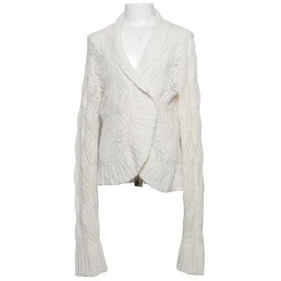 Cardigan (Blanc) de Heart Quake Acrylique, Polyamide