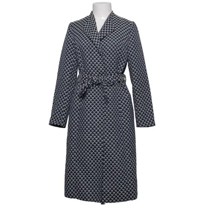 Coat (Blue, White) from Stylein Acetate, Cotton, Polyester