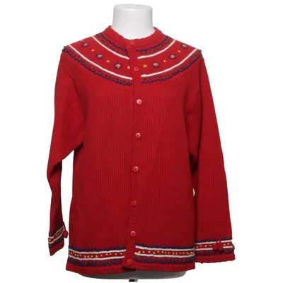Cardigan (Rouge, Multicolore) de Jacadi Acrylique, Laine