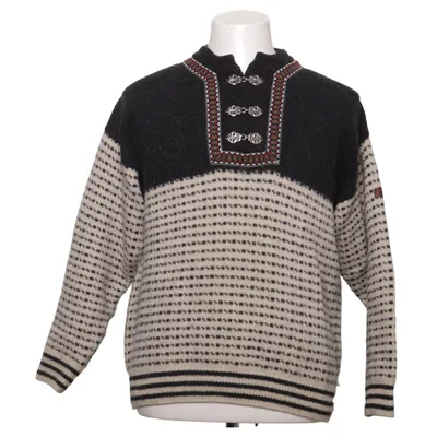 Lusekofte (Black, Beige) from Northbrook Wool