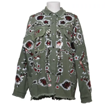 Veste en jean (Vert, Multicolore) de Jubylee Coton