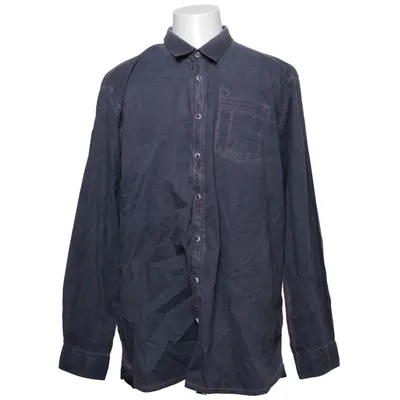 Shirt (Blauw) van Emilio Adani Katoen