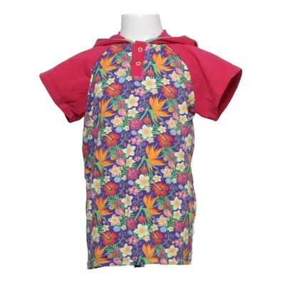 Robe à capuche (Rose, Multicolore) de Babauba Coton, Élasthane