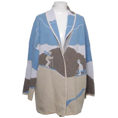 Cardigan (Blue, Beige, Multicolored) from Georg Maier Wool