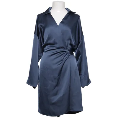 Wrap dress (Blue) from BSB Collection Polyester