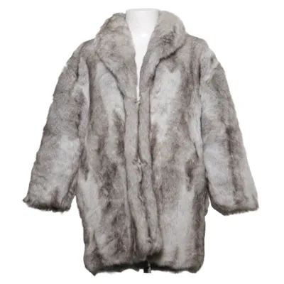 Pälsjacka (Grå) från Smiley Vintage