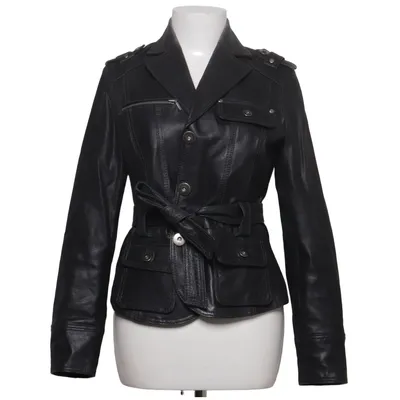 Veste en cuir (Noir) de Livelo Attitude Coton, Cuir