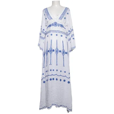 Maxikjole (Hvid, Blå) fra KiWi Saint-Tropez Viscose