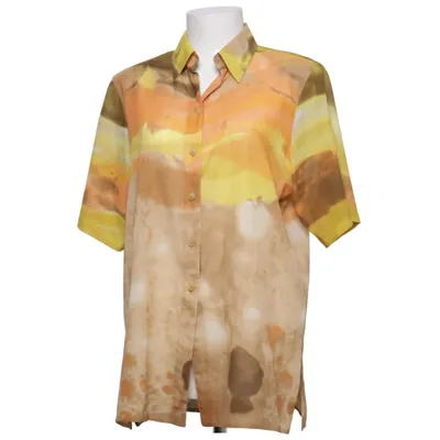 Kortärmad skjorta (Gul, Brun, Orange) från Jean Claire Polyester