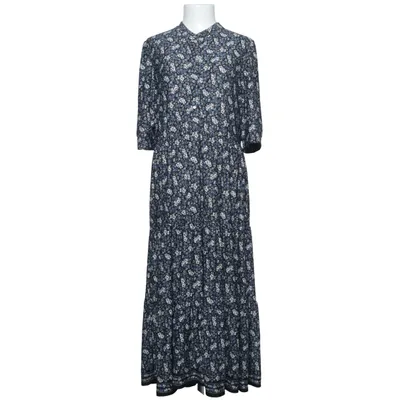 Maxikjole (Sort, Flerfarvet) fra Max Studio Elastan, Polyester