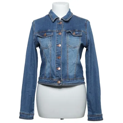 Denim jacket (Blue) from 77th Cotton, Elastane, Polyester, Viscose