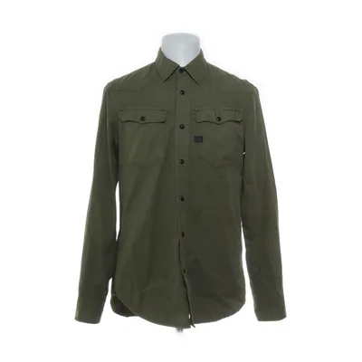 Shirt (Groen) van G-Star Raw Katoen, Leer