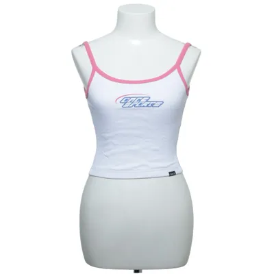 Tanktop  (Hvid, Pink) fra Oace Bomuld, Elastan
