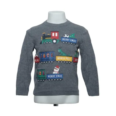 Kersttrui (Grijs, Meerkleurig) van H&M Katoen