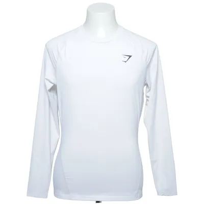 Träningströja (Vit) från Gymshark Elastan, Återvunnen polyester