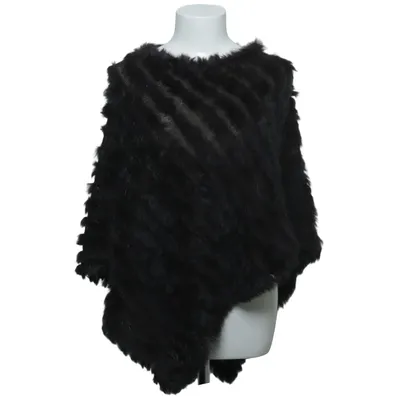 Poncho (Brown) from Catch Me Acrylic, Rabbit fur