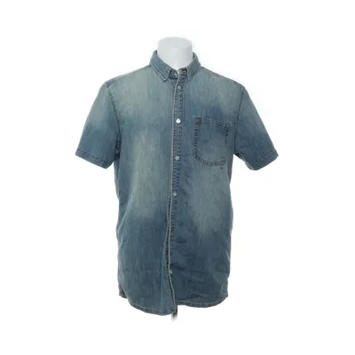 Korte mouwen shirt (Blauw) van WeSC Katoen, Elastaan, Polyester