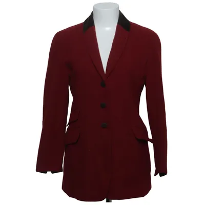 Blazer (Rouge) de My Time Cachemire, Polyamide, Laine