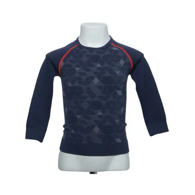 Haut thermique (Bleu, Gris) de Crivit Pro Élasthane, Polyester
