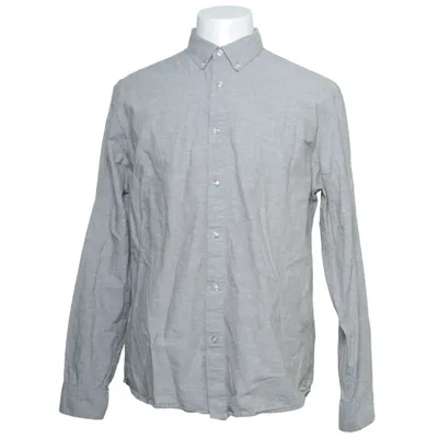Buttondown-skjorta (Grå) från Selected Homme Linne, Återvunnen bomull