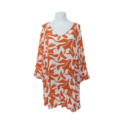 Klänning (Orange, Vit) från Cellbes Viskos