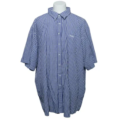 Short sleeve shirt (Blue, White) from Eagle Cotton, Polyester